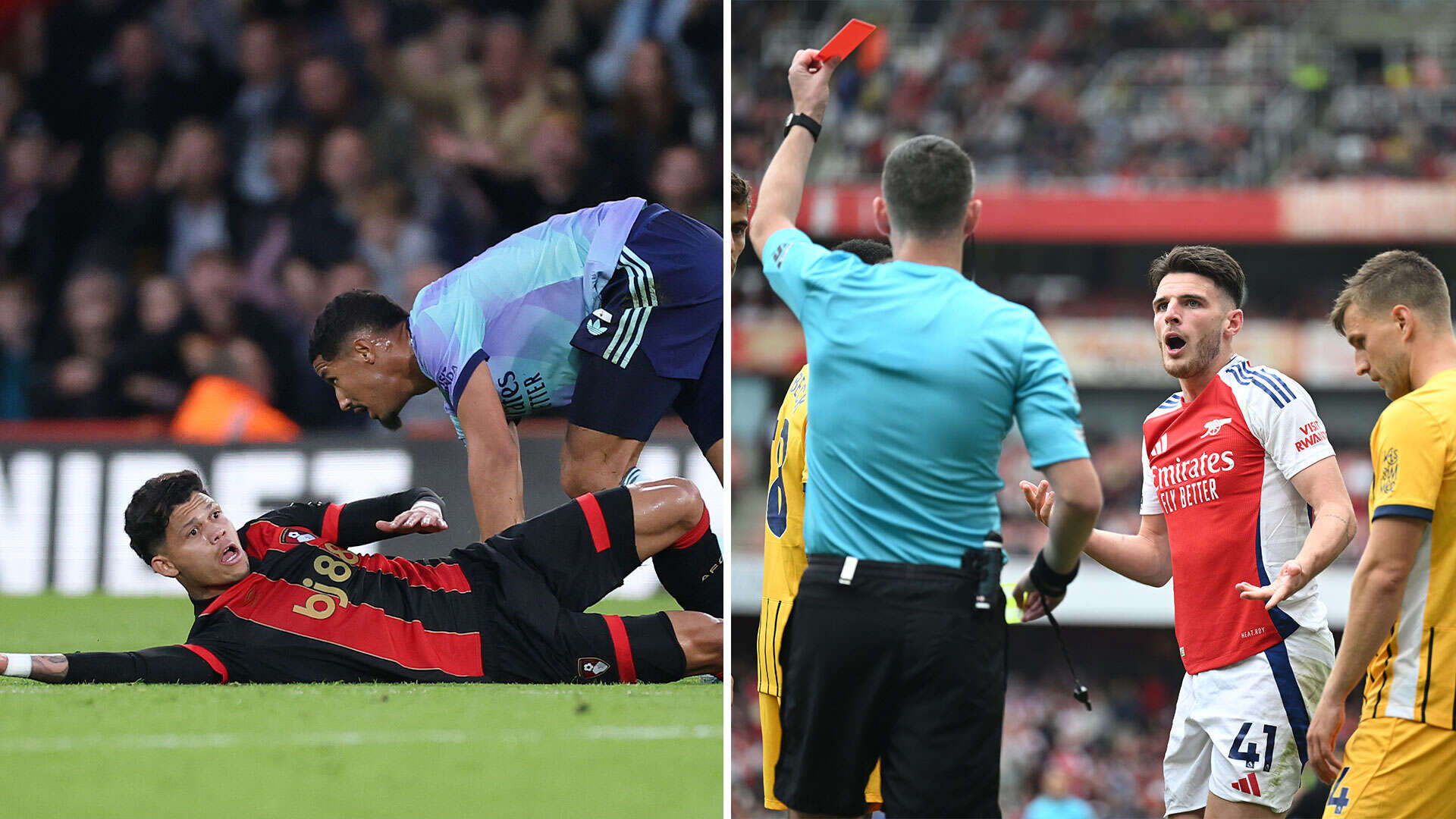 Arsenal benefit from more lenient referee decisions than rivals, stats show