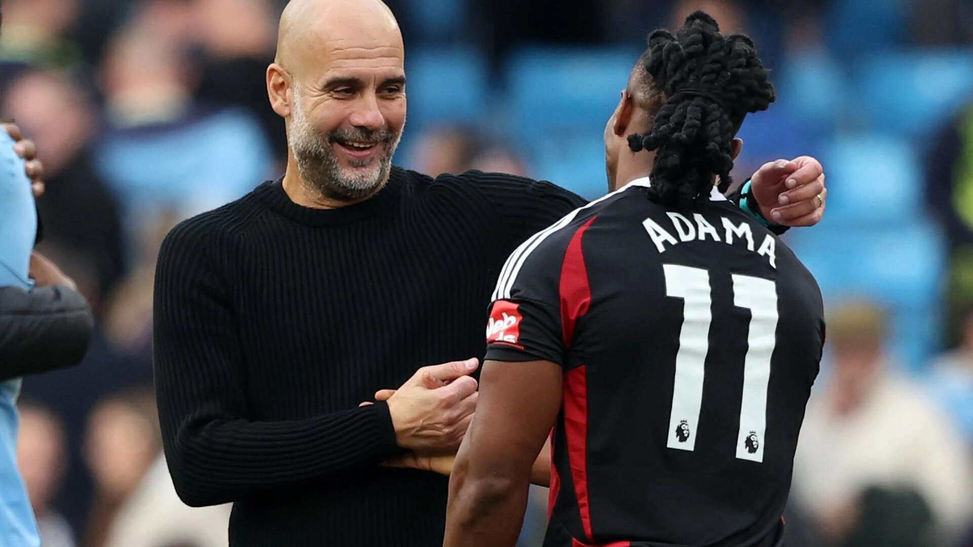 Traore reveals what Guardiola said to him after Fulham man missed chances vs City