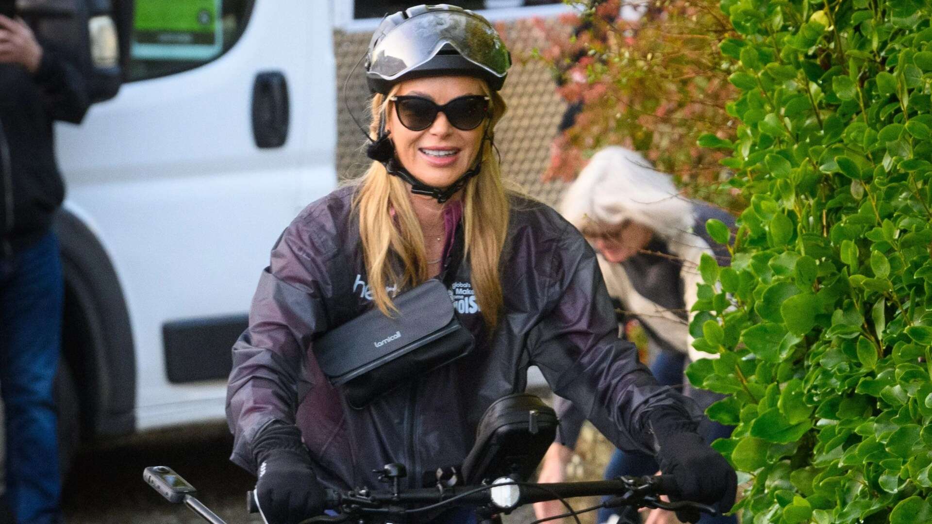 Amanda Holden is geared up for first leg of 250-mile charity cycle challenge