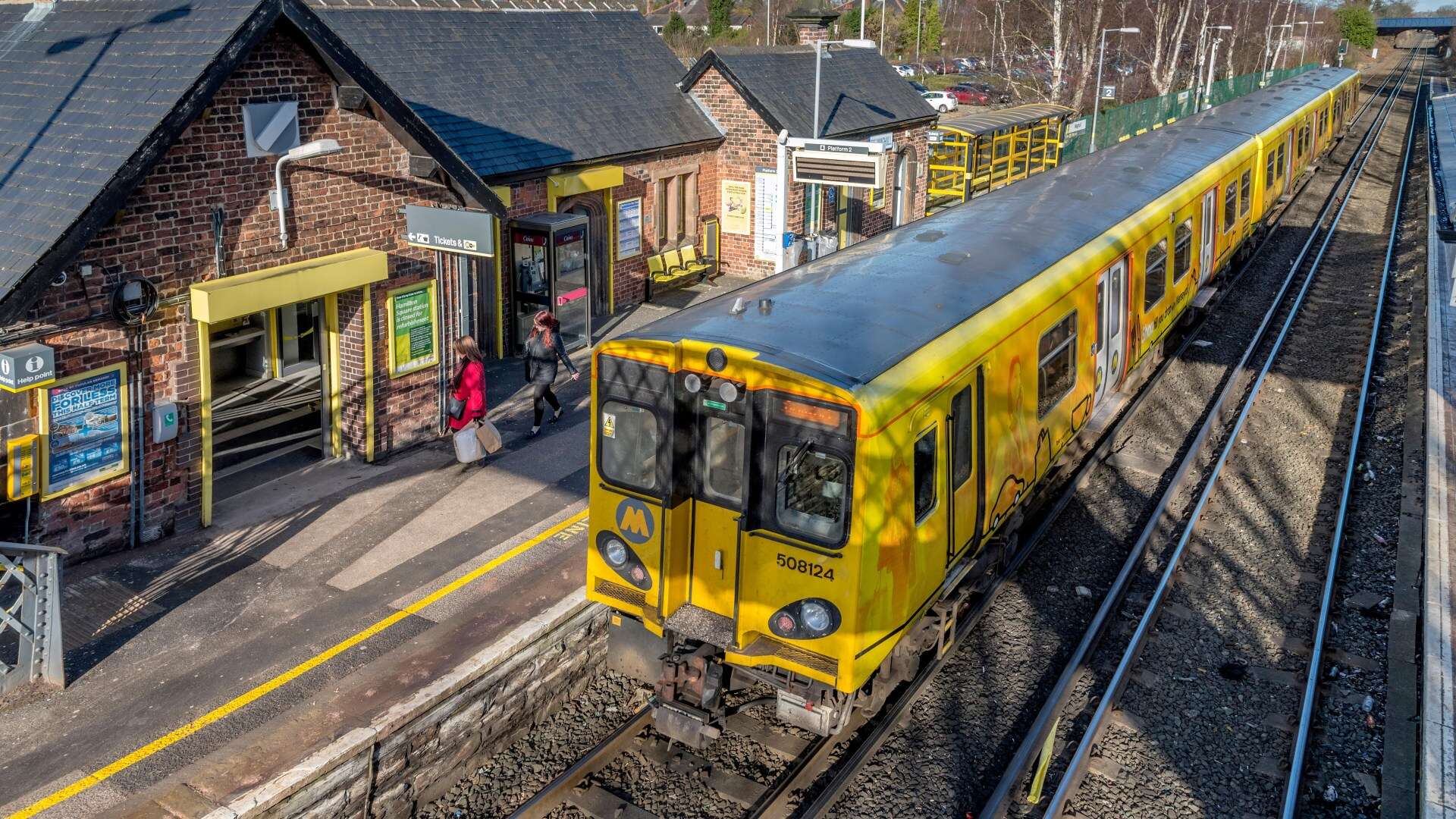 Small train station with 'secret garden' and cosy cafe named best in the UK