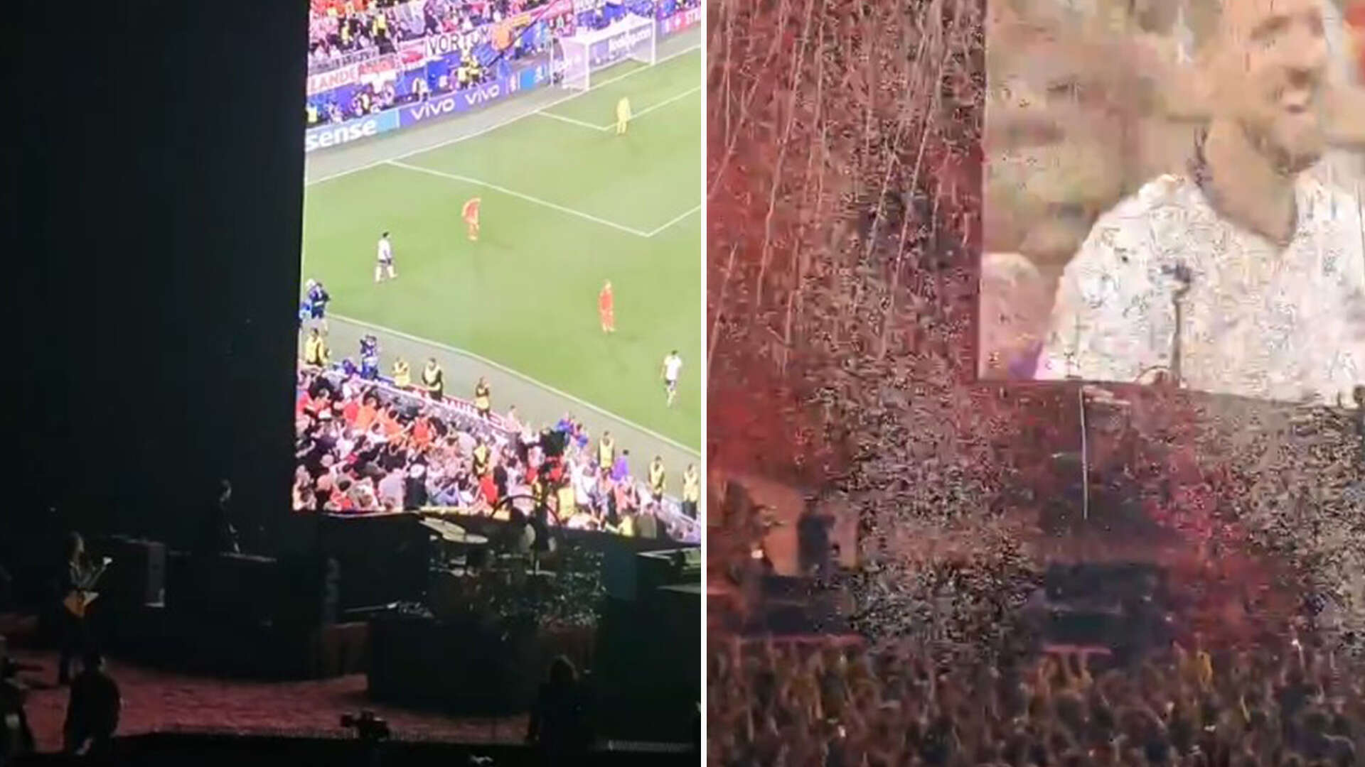 Watch The Killers do 'coolest thing ever on stage' as England reach Euro final