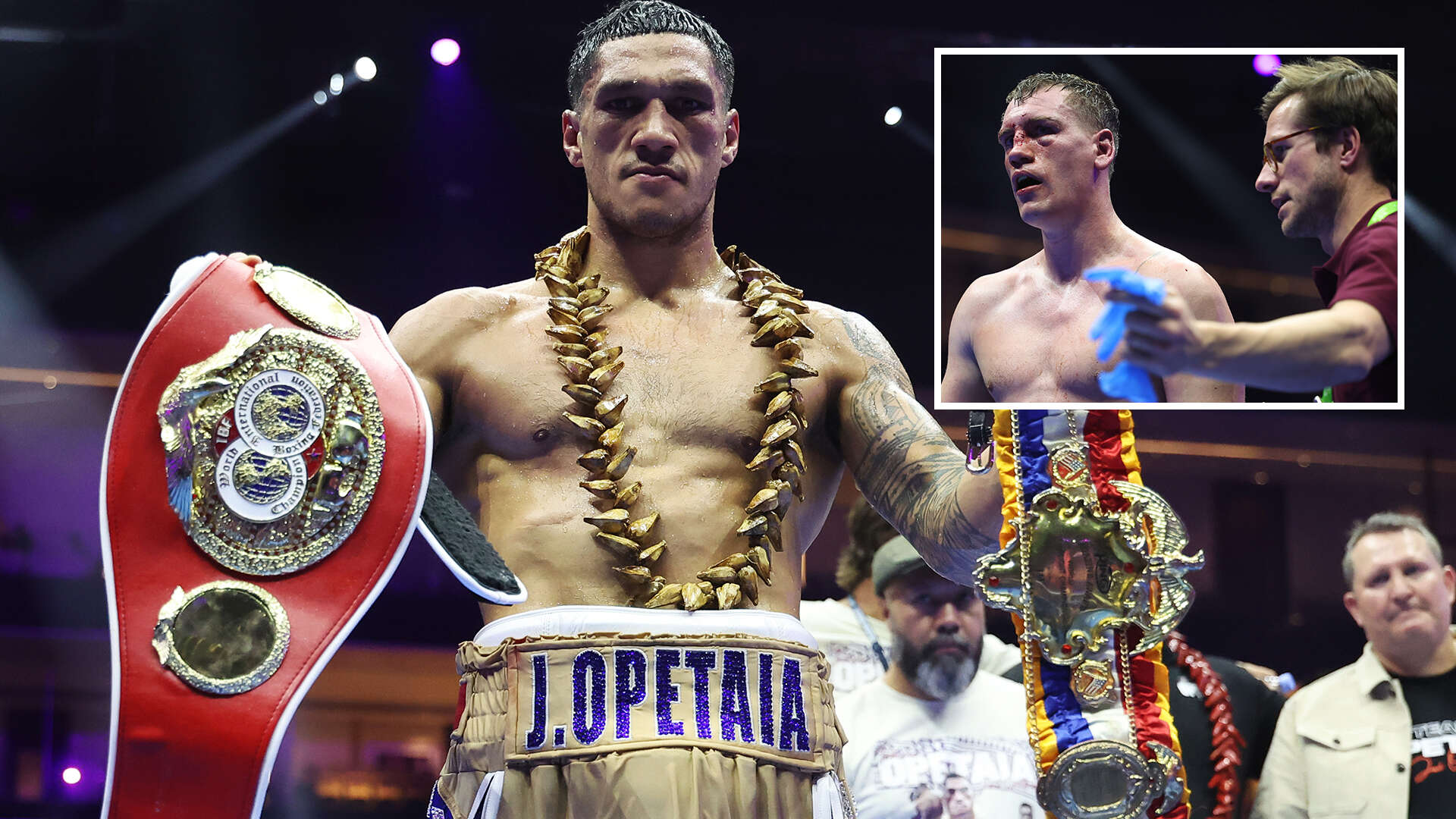 Jack Massey throws in towel as Jai Opetaia earns impressive sixth round win