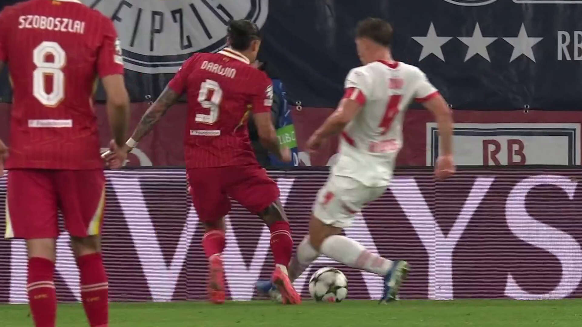 Liverpool denied stonewall penalty in Leipzig clash as ref waves away protests