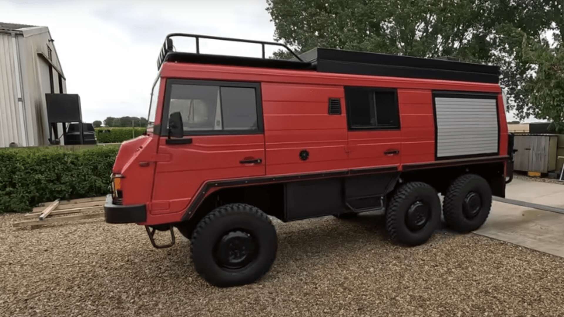 I turned fire truck into campervan with 2 storeys & hidden drawer for everything