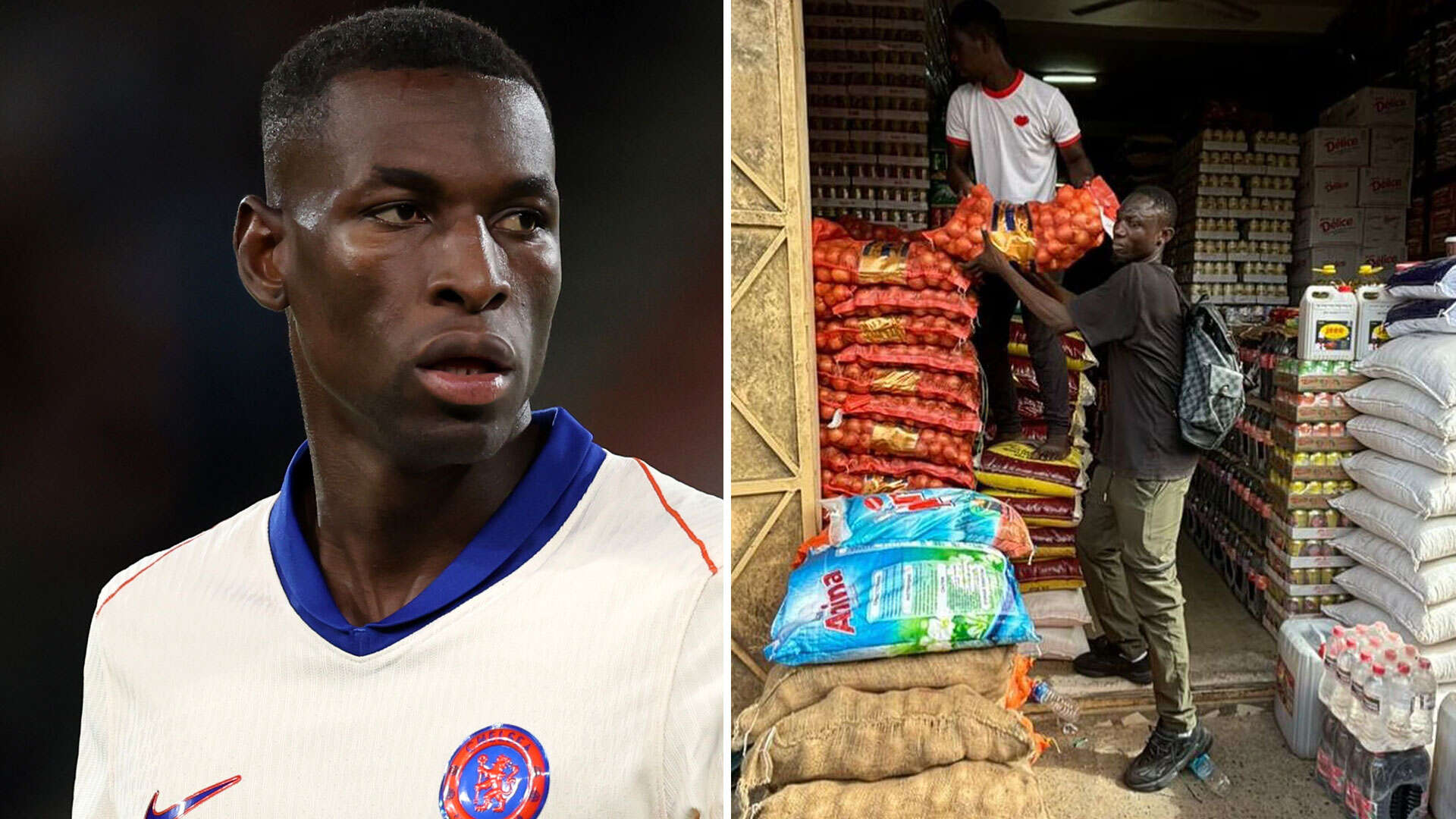 Chelsea goldenboy Jackson pays for truckloads of food to be sent to hometown