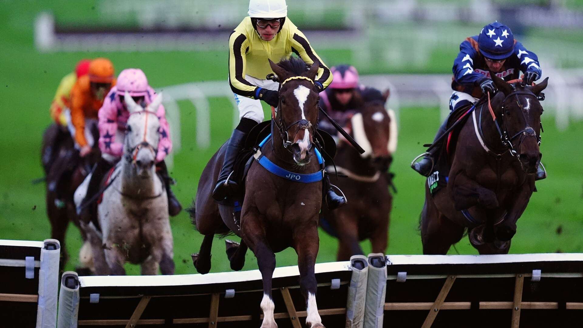 Champion jockey Harry Cobden shines aboard Burdett Road in Greatwood Hurdle