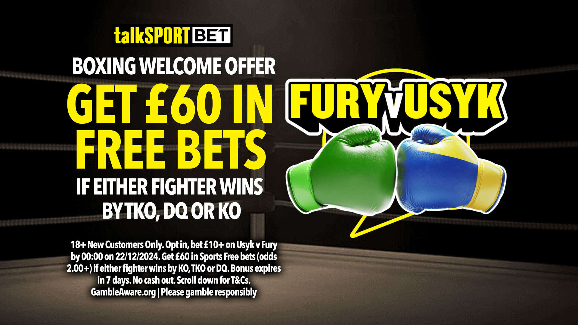 Fury vs Usyk 2: Get £60 in free bets if either fighter wins by TKO, DQ or KO