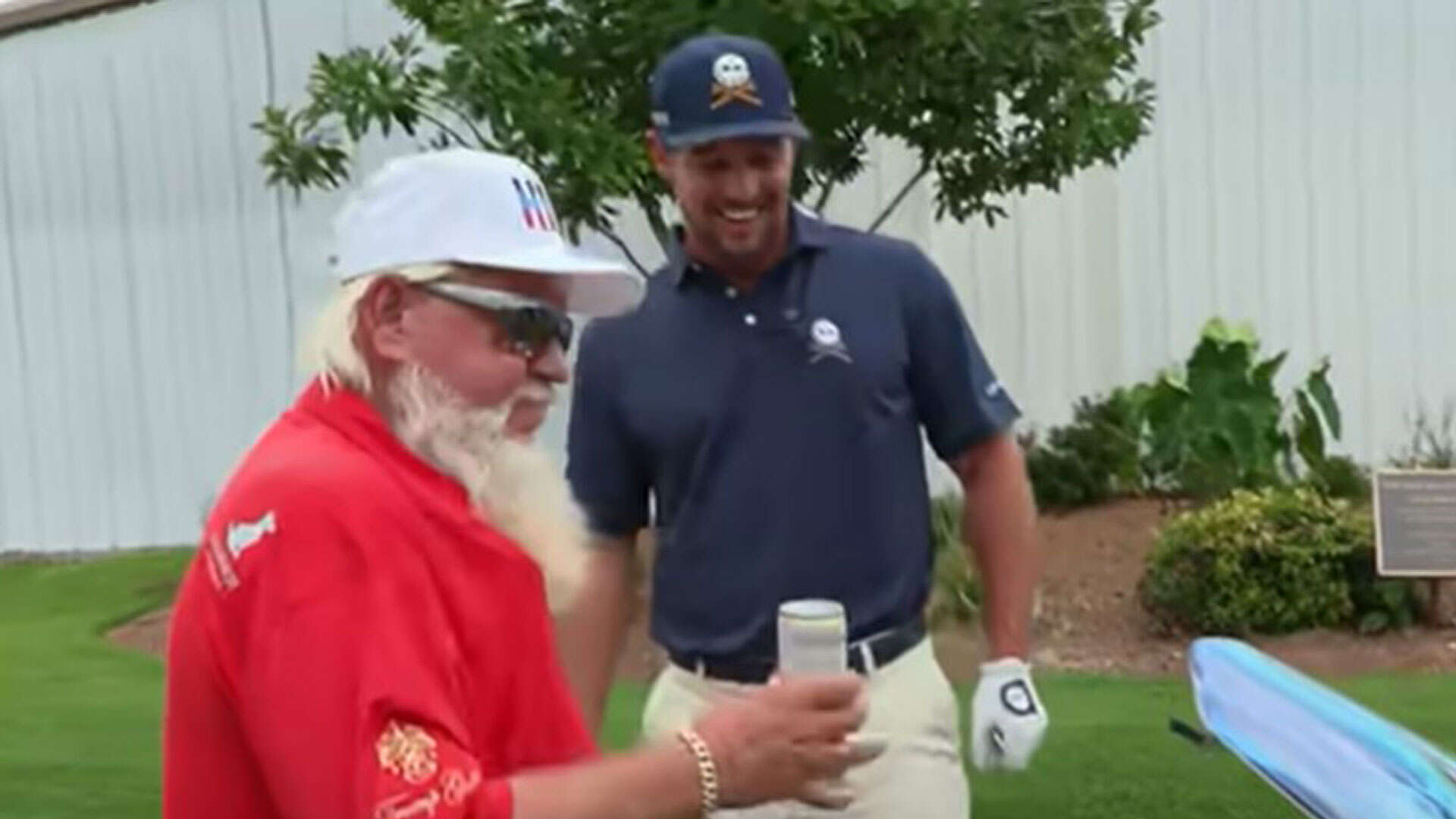 Golf icon Daly leaves DeChambeau stunned as he shows off unique golf cart