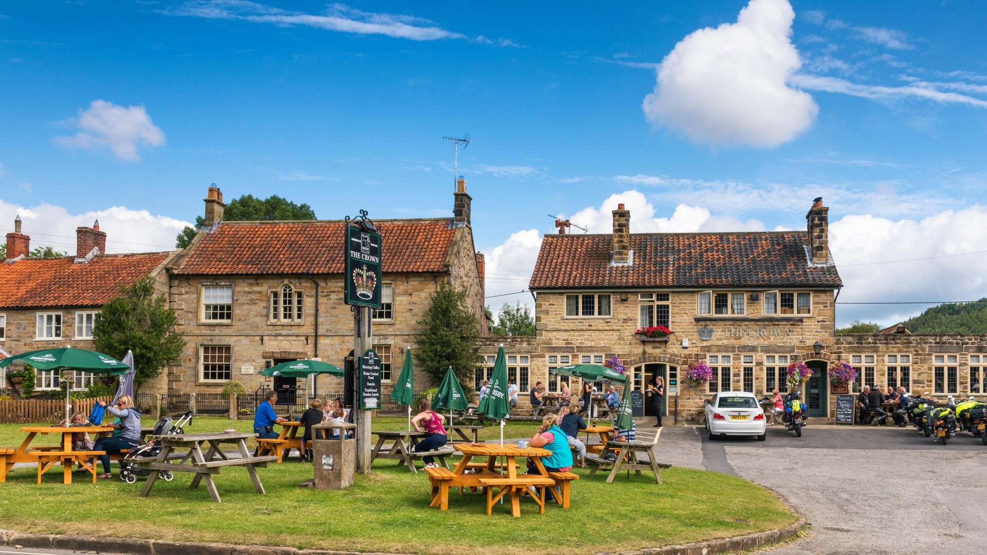 One of England's unspoiled villages has chocolate factory & free-roaming sheep