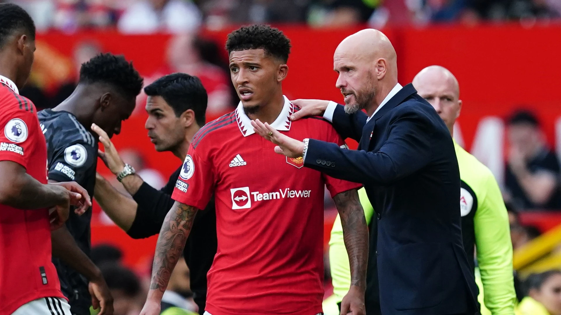How 'wrong player' Sancho's infamous training row with Ten Hag unfolded
