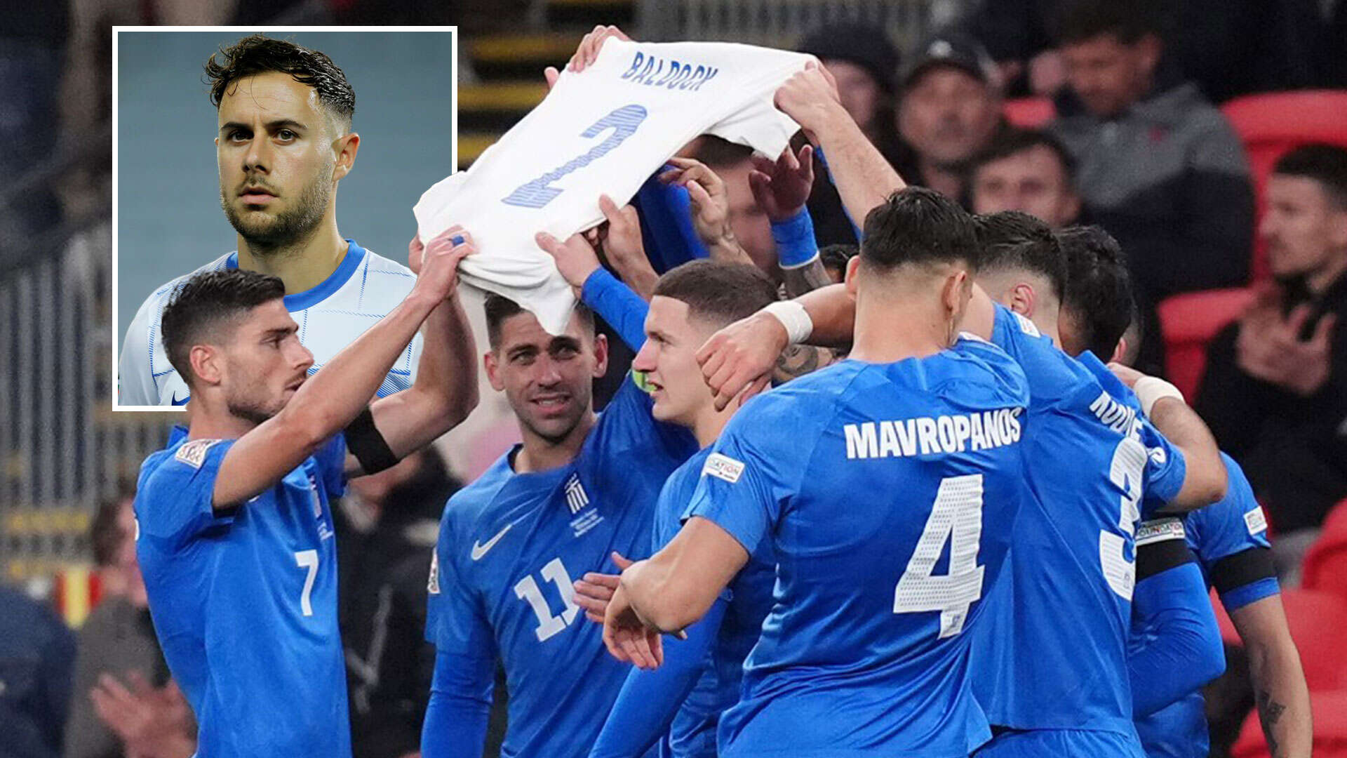 'We gave our soul' to George Baldock says Greece hero after poignant celebration