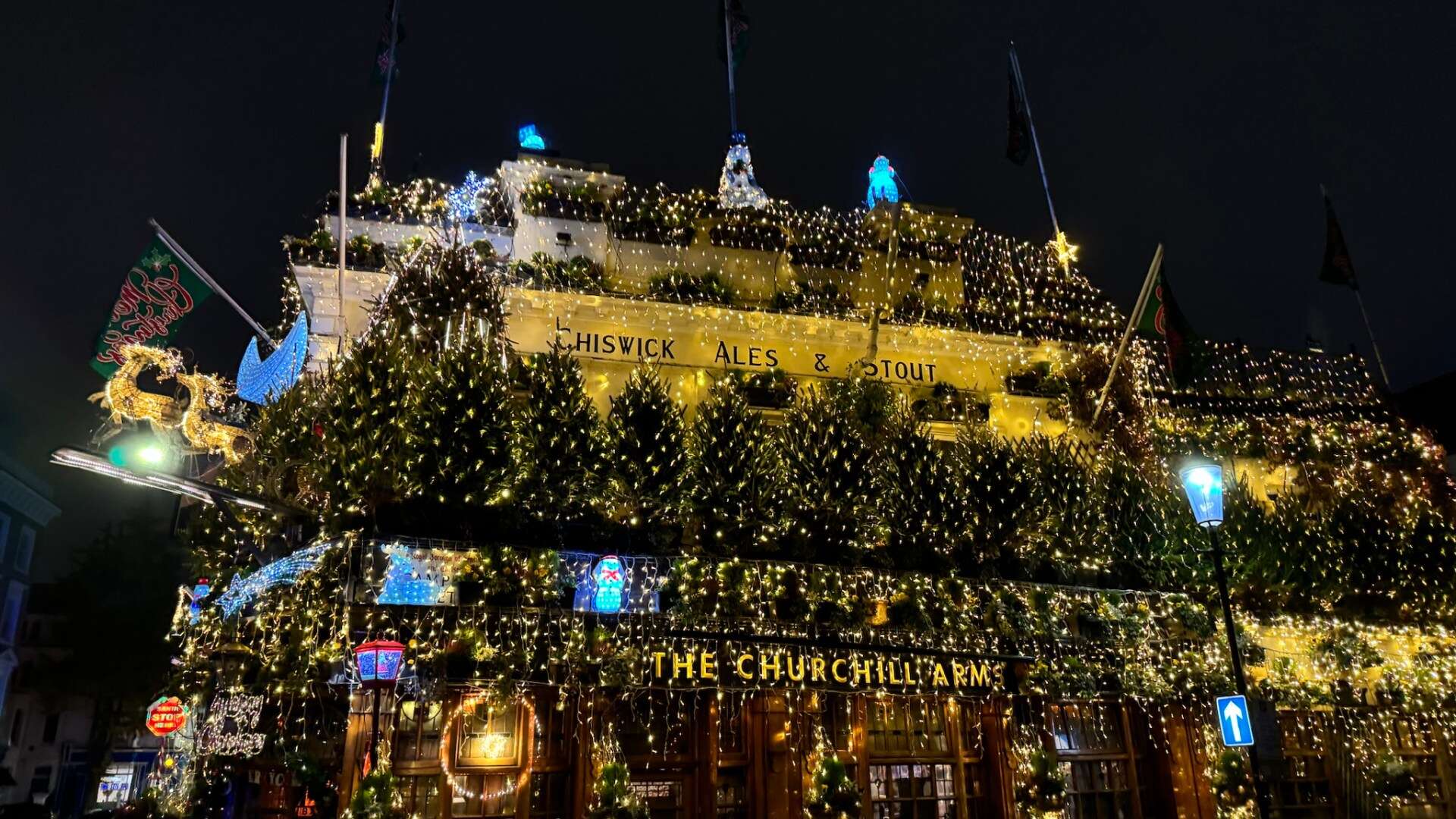 I run Britain's most festive pub with 55 trees... we face disaster every year