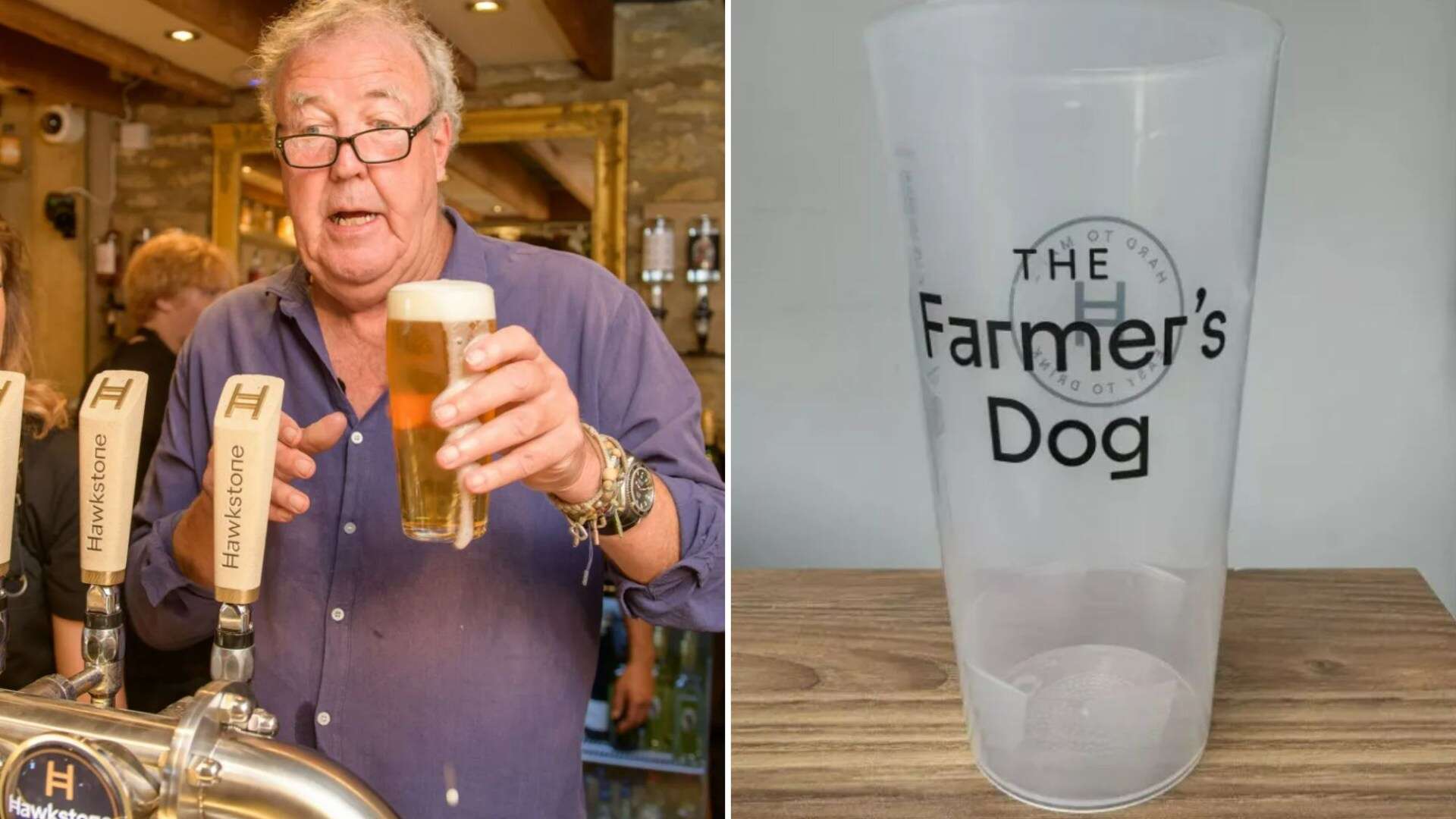 Jeremy Clarkson’s pub glasses appear on eBay after revealing punters swiped them