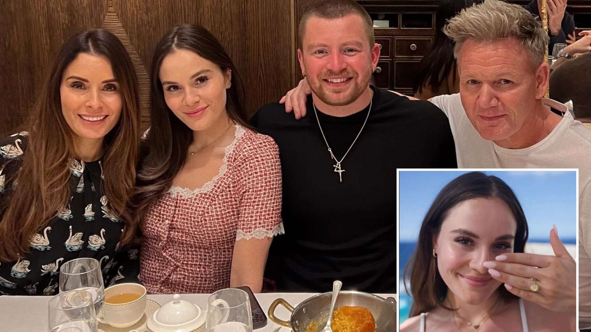 Holly Ramsay looks more loved up than ever with fiancé Adam Peaty