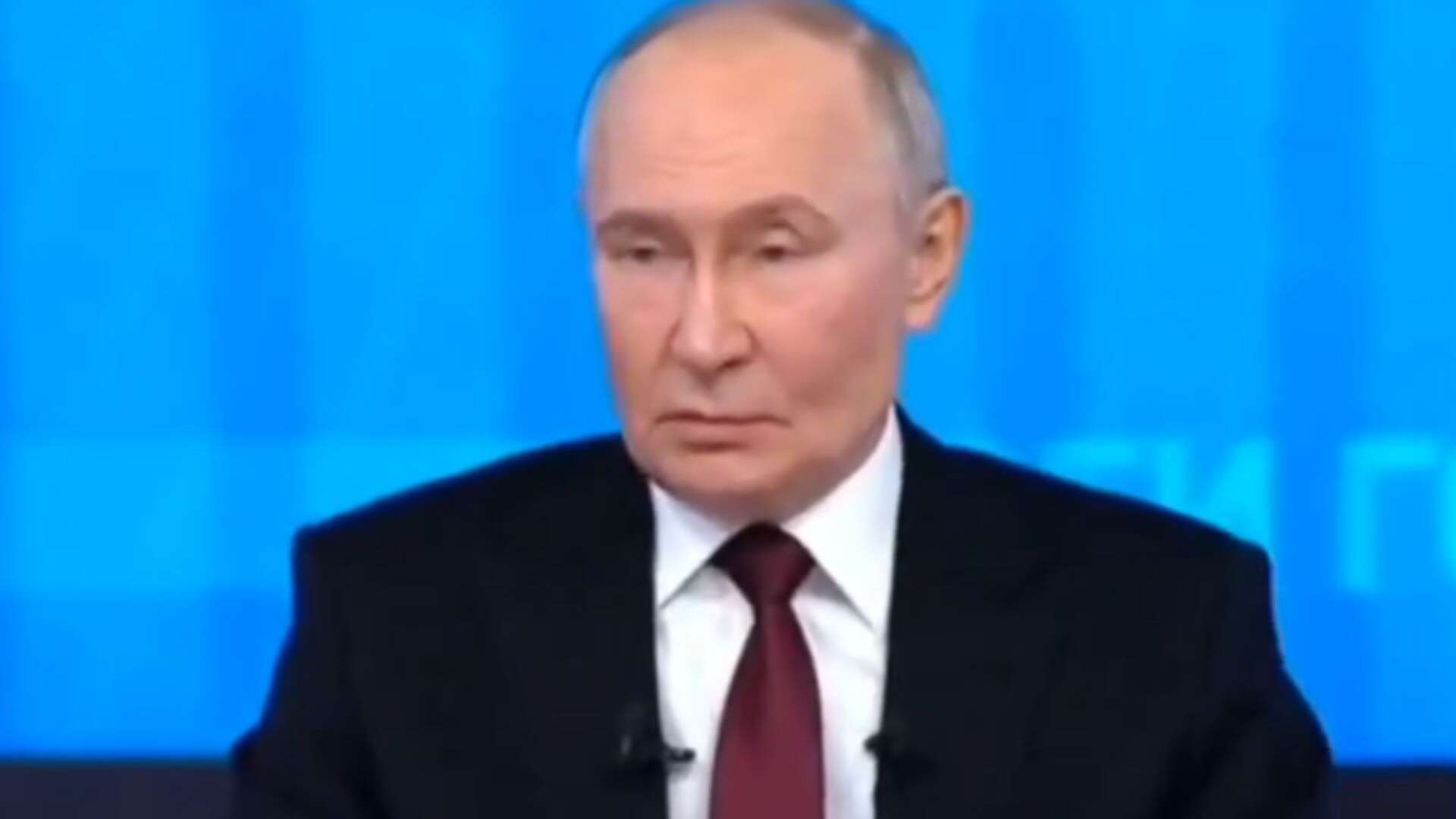 Watch Putin fizz with RAGE as Brit reporter says ‘you’re weaker than Trump’