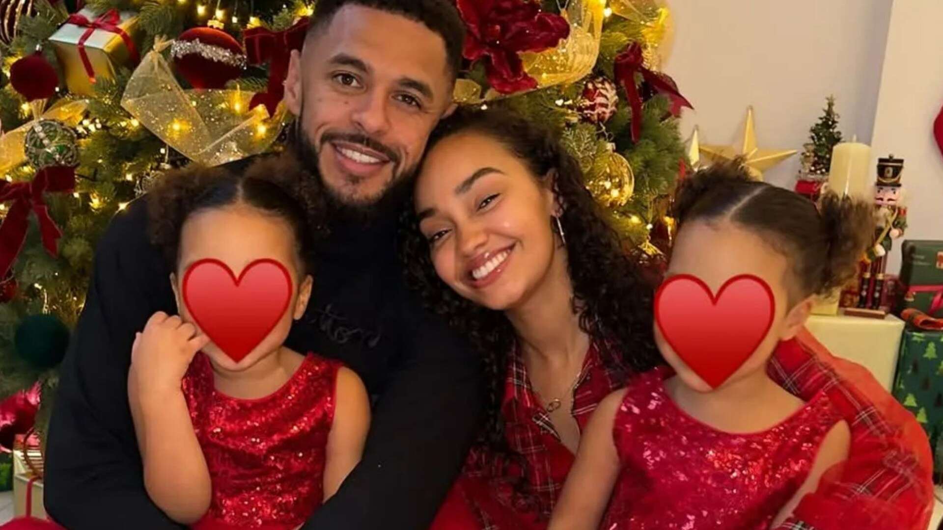 Leigh-Anne Pinnock shares photo of adorable twin daughters in Christmas snaps