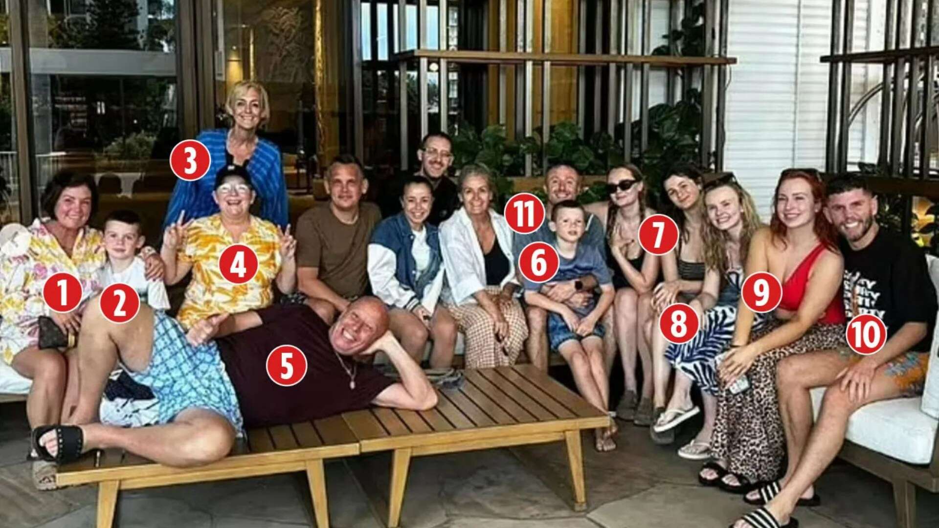 I'm A Celeb stars & families pose for pic - can you guess who they all are?