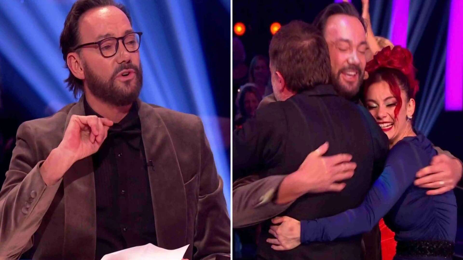 Strictly Craig Revel Horwood fights back tears for Chris and Dianne