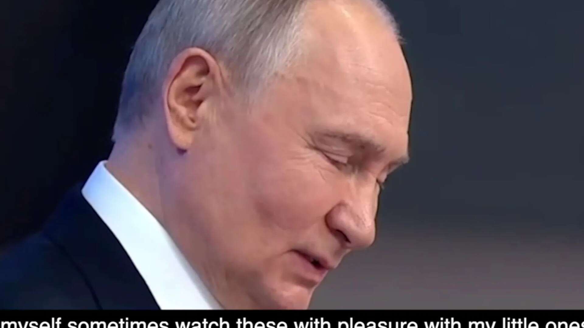 Watch as Putin 'confirms his secret KIDS in bombshell unguarded slip on TV