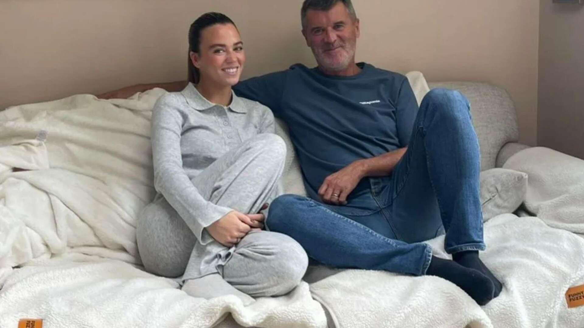 Man Utd hardman Keane shows his softer side with surprise visit to daughter's