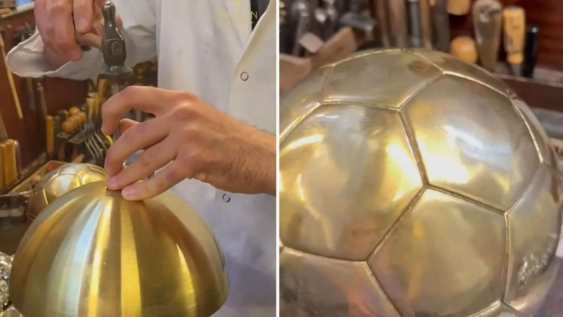 Incredible video shows how Ballon d'Or is made and it's blowing fans' minds