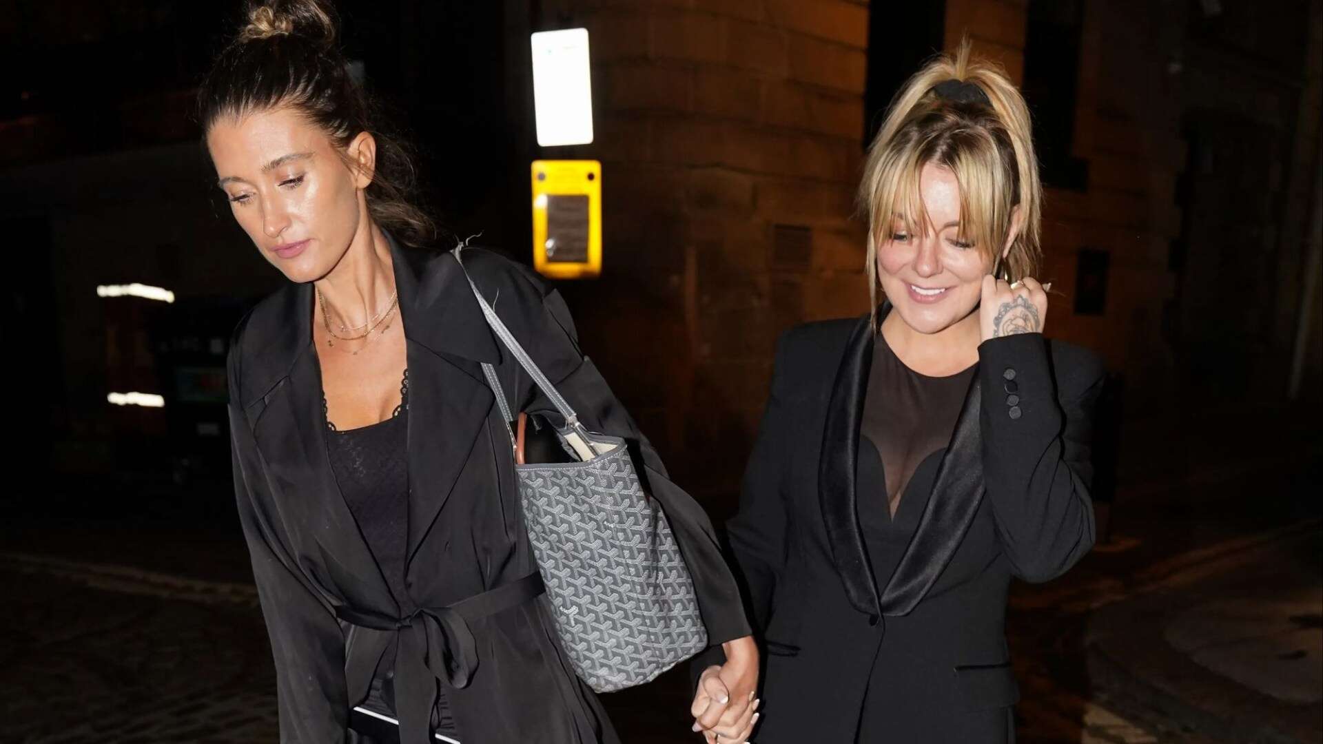 Sheridan Smith & Charley Webb seen holding hands on night out in Newcastle