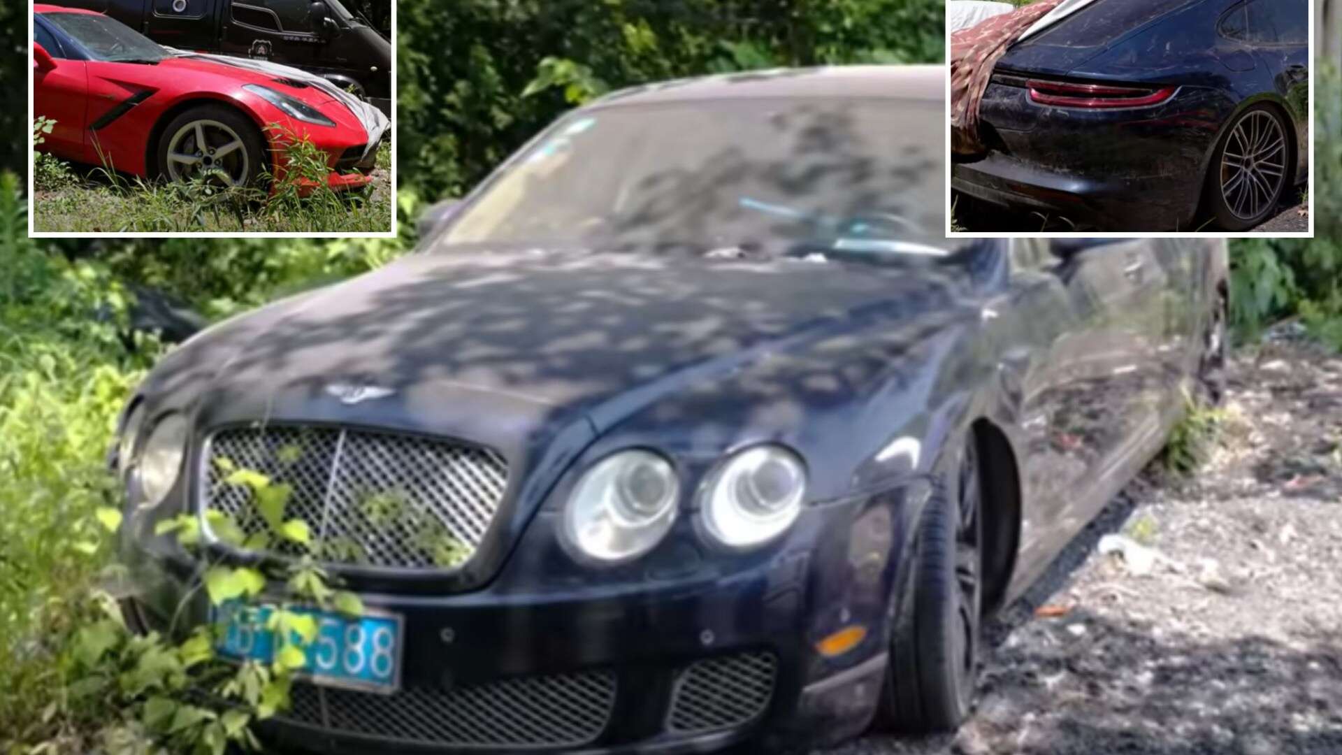 Chinese SUPERCAR graveyard full of untouched Bentleys & £200k Porsches