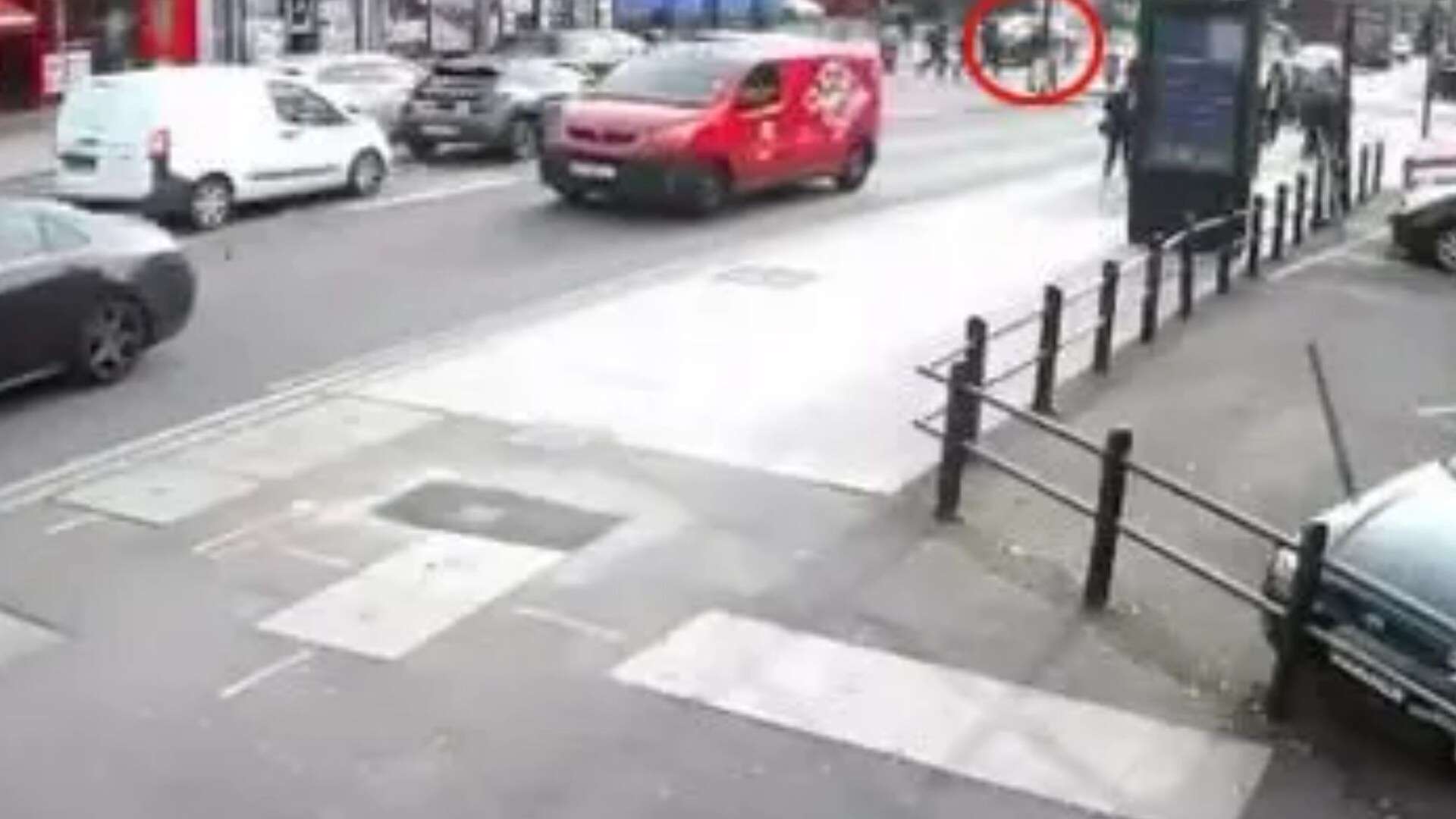 Moment teen is hit and killed by car as it ploughs into crowd crossing road