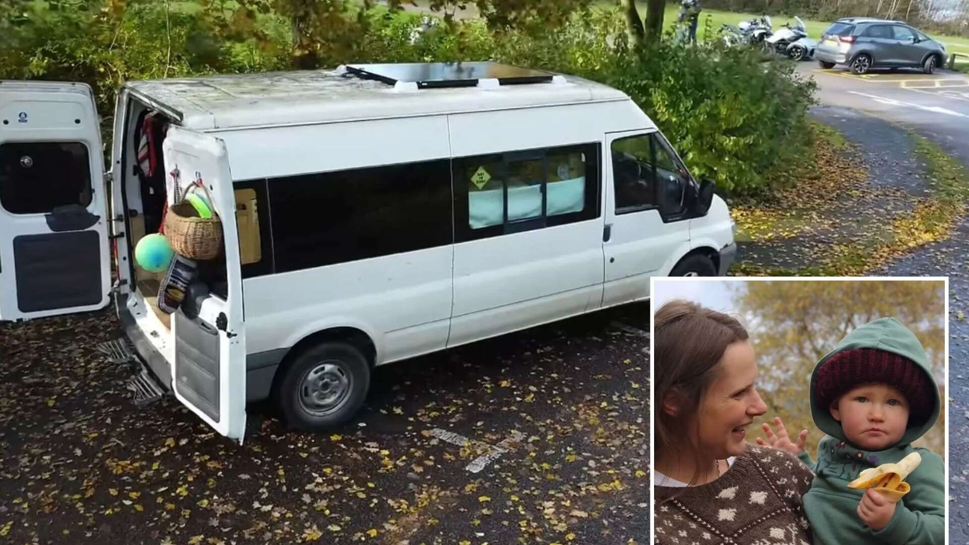 I was forced to move into van with my son after breakup left me homeless