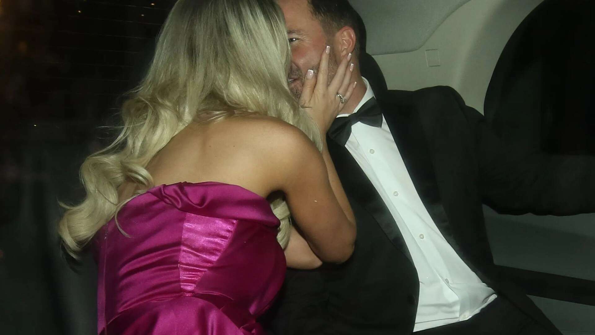 Helen Flanagan can't keep hands off boyfriend Robbie as they leave afterparty