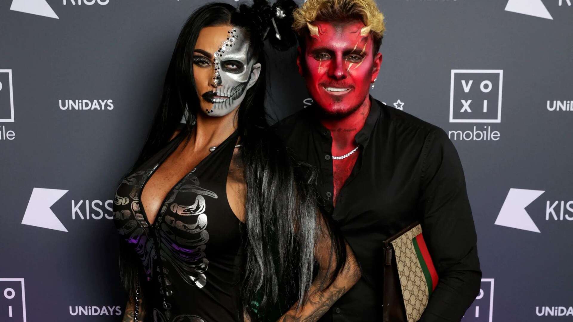 Katie Price stuns in plunging bodysuit as she and JJ Slater step out