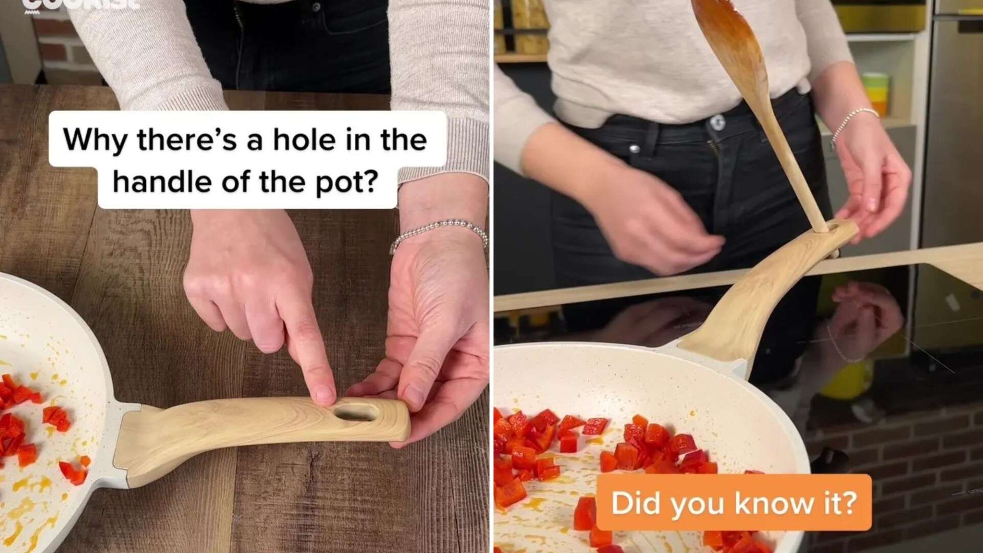 People are only just realising how to use the hole on the end of your saucepan