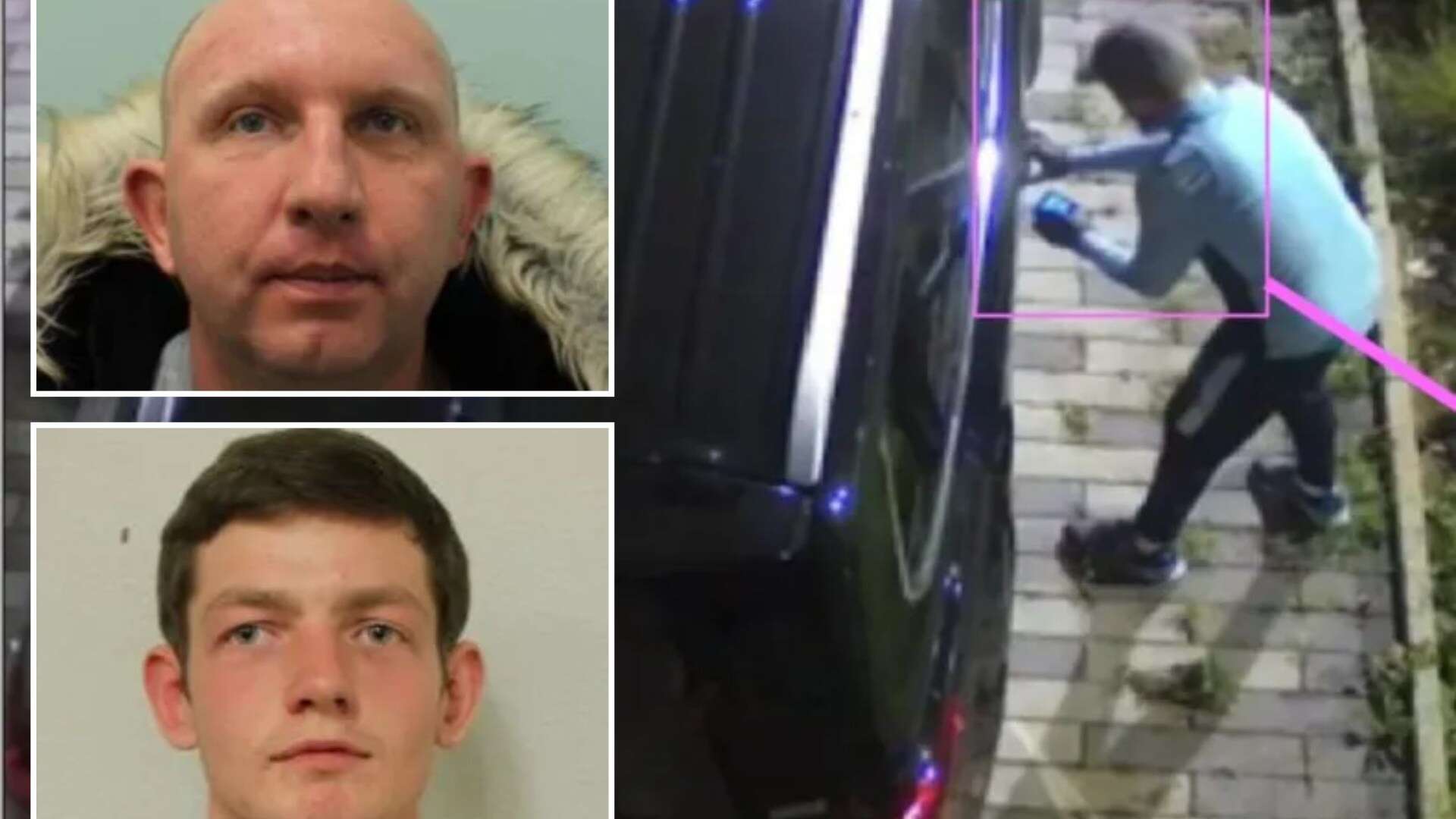 Brazen thieves stole cars worth £2m including one with TODDLER still inside