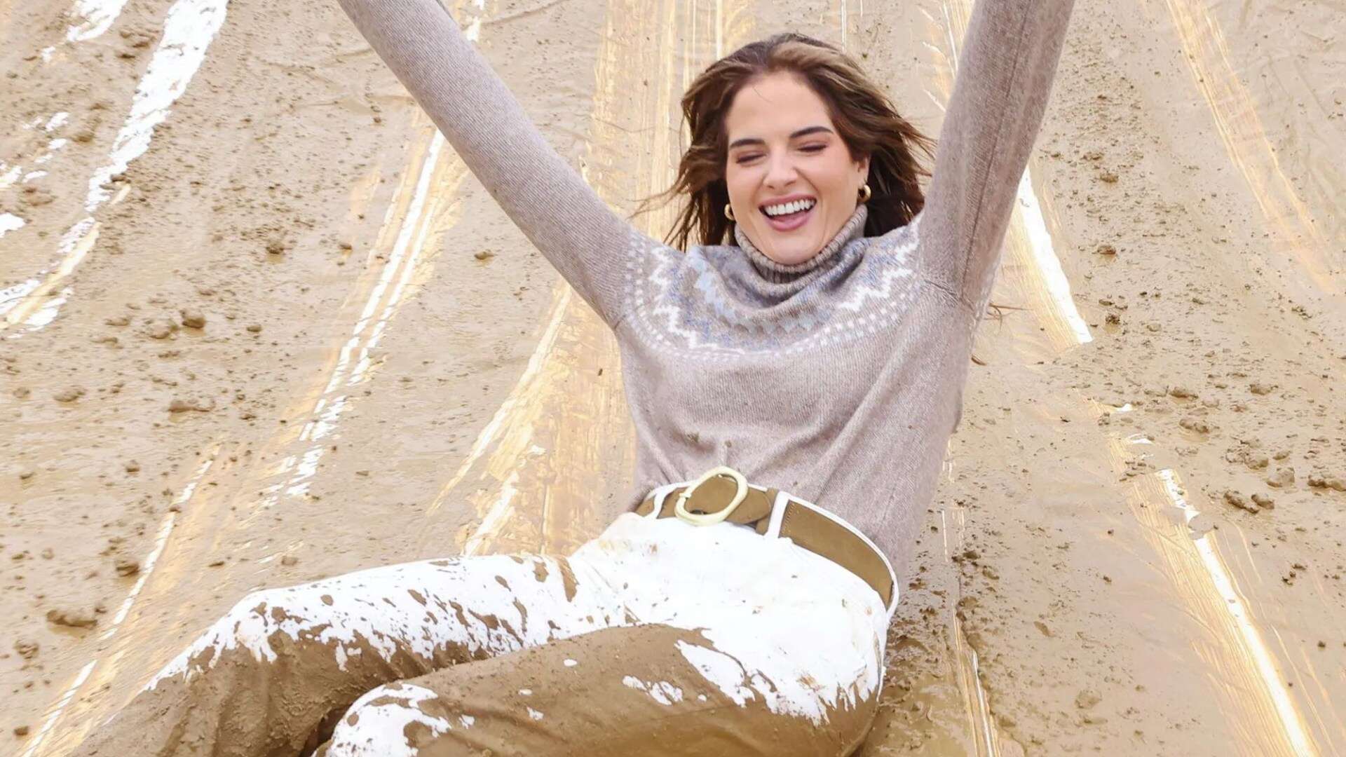 Made in Chelsea star Binky Felstead is ‘embracing’ mud this half term