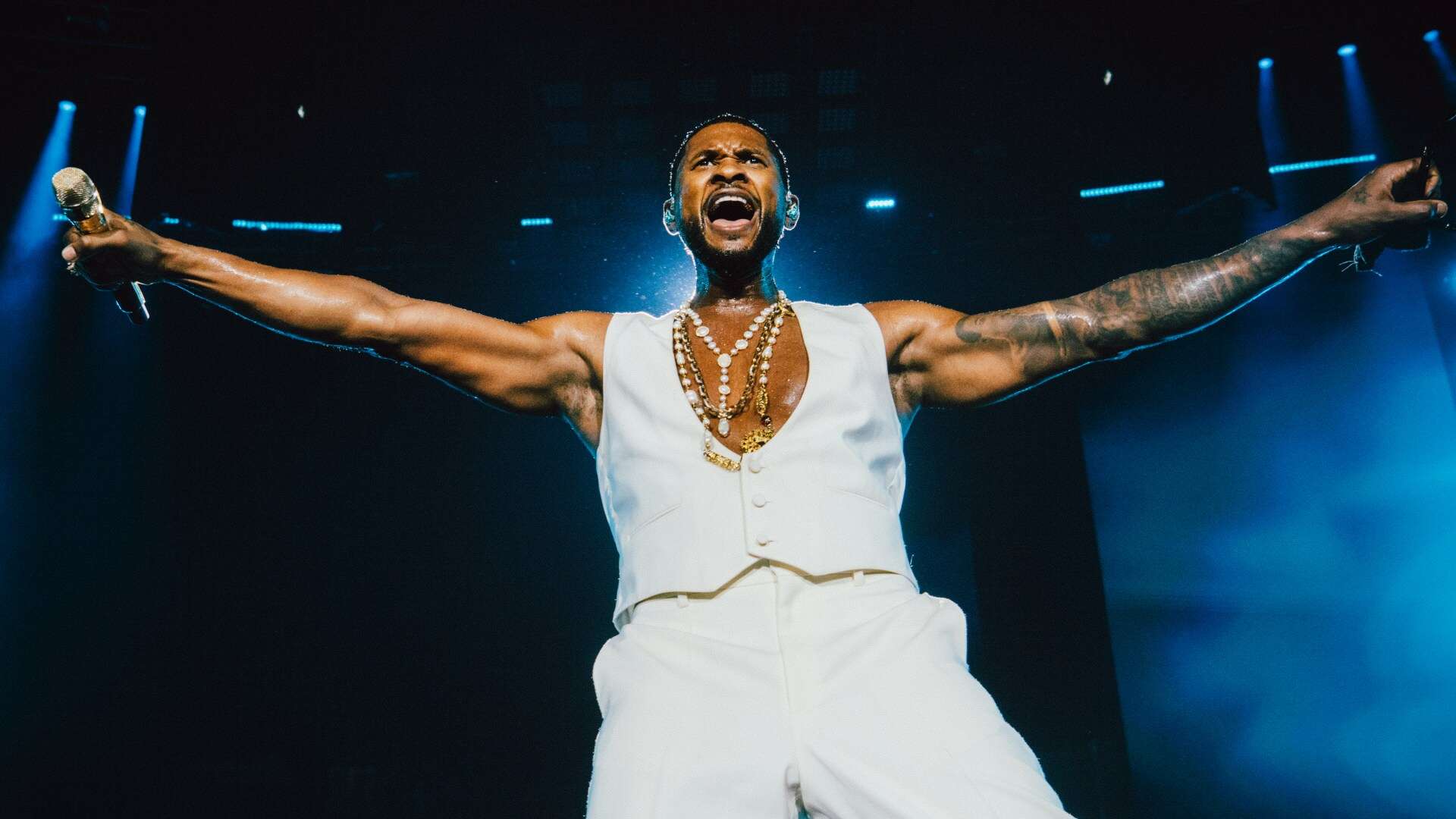 Inside Usher's raunchy concert film with stage transformed into a strip club