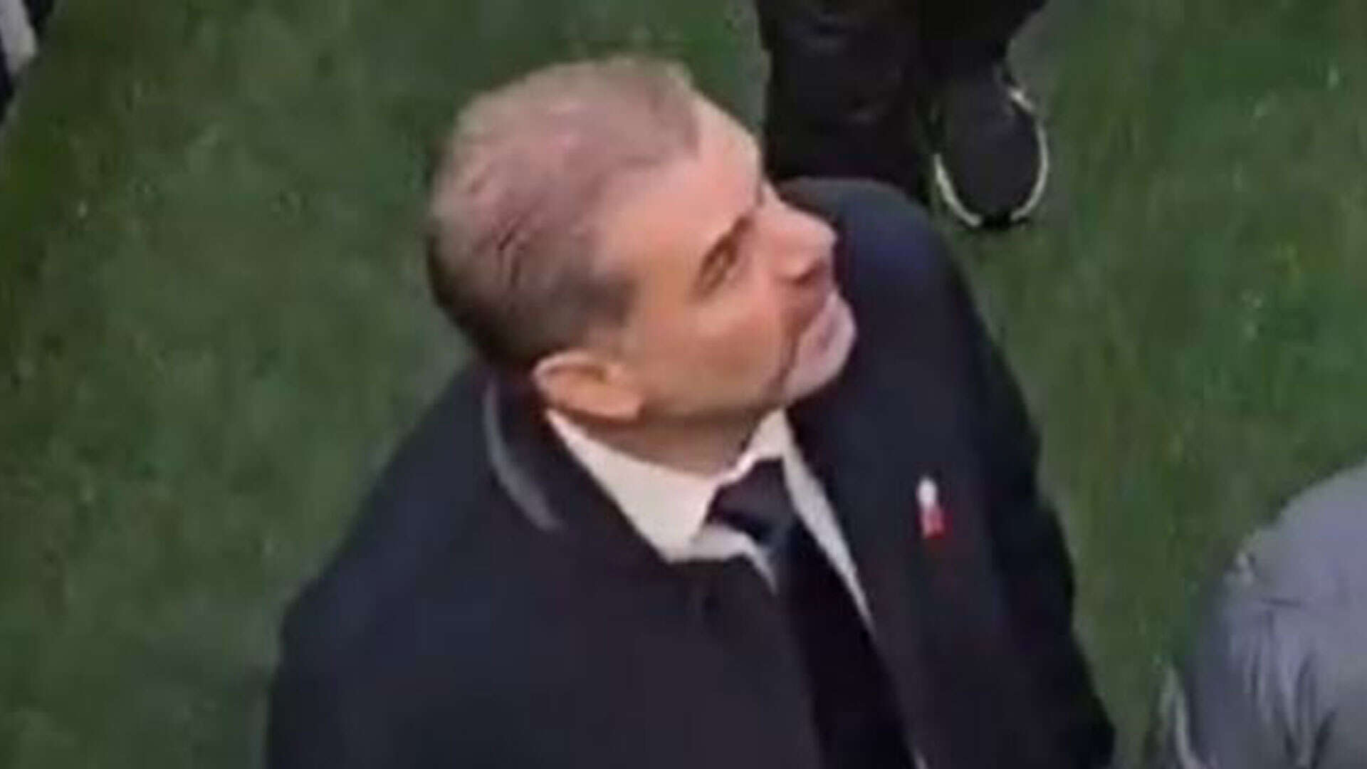 Postecoglou appears to angrily stare down Spurs fan after flops booed off pitch