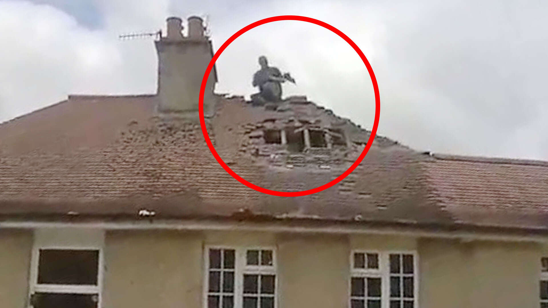 ‘UK's worst neighbour’ is jailed after tearing tiles from couple's roof in row