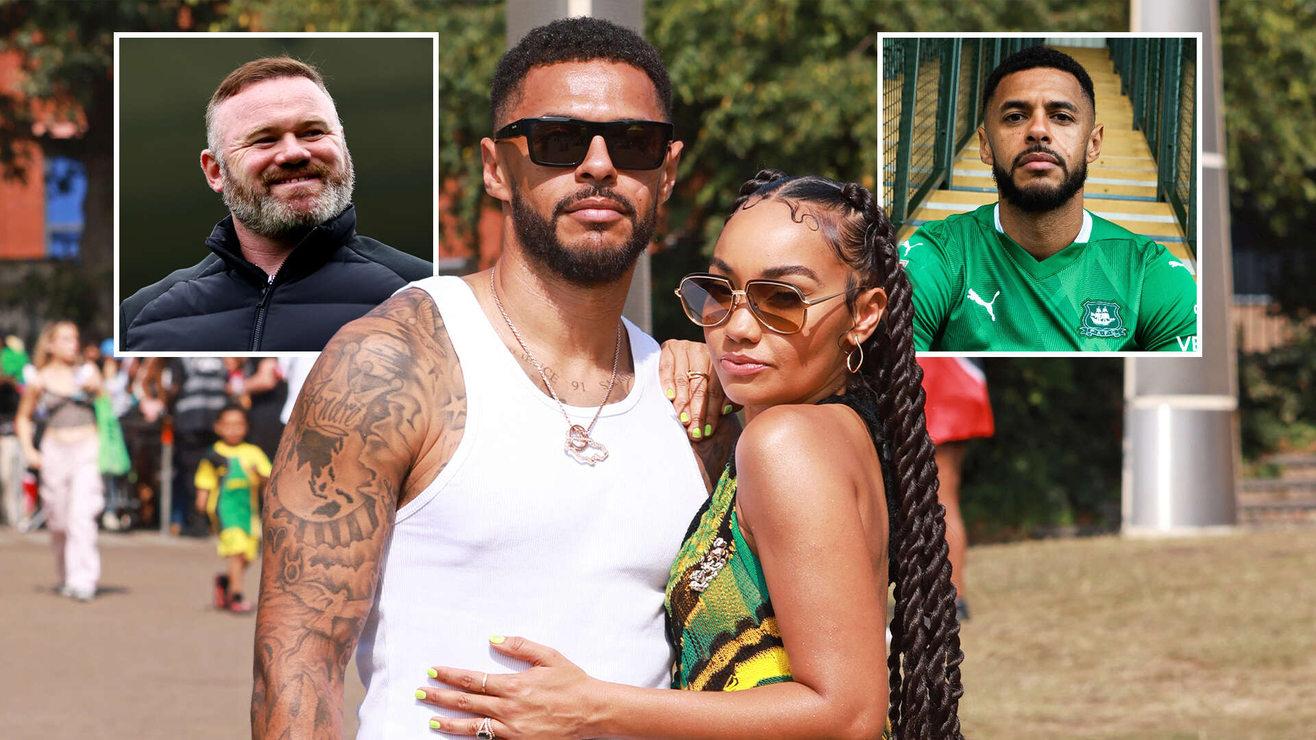 Leigh Anne Pinnock's husband joins Rooney's Plymouth after 'it's been hell' swipe