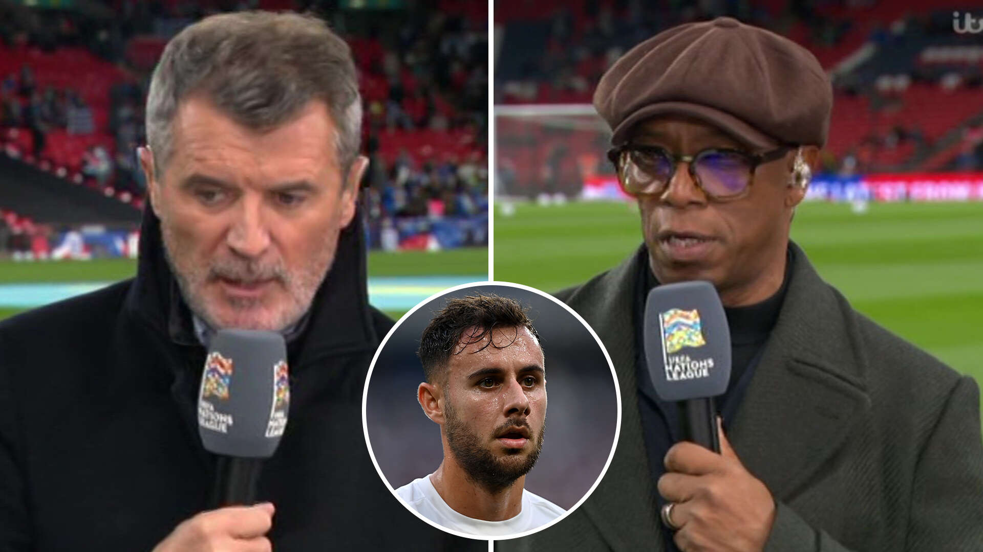 Ian Wright and Roy Keane pay tribute to George Baldock on ITV