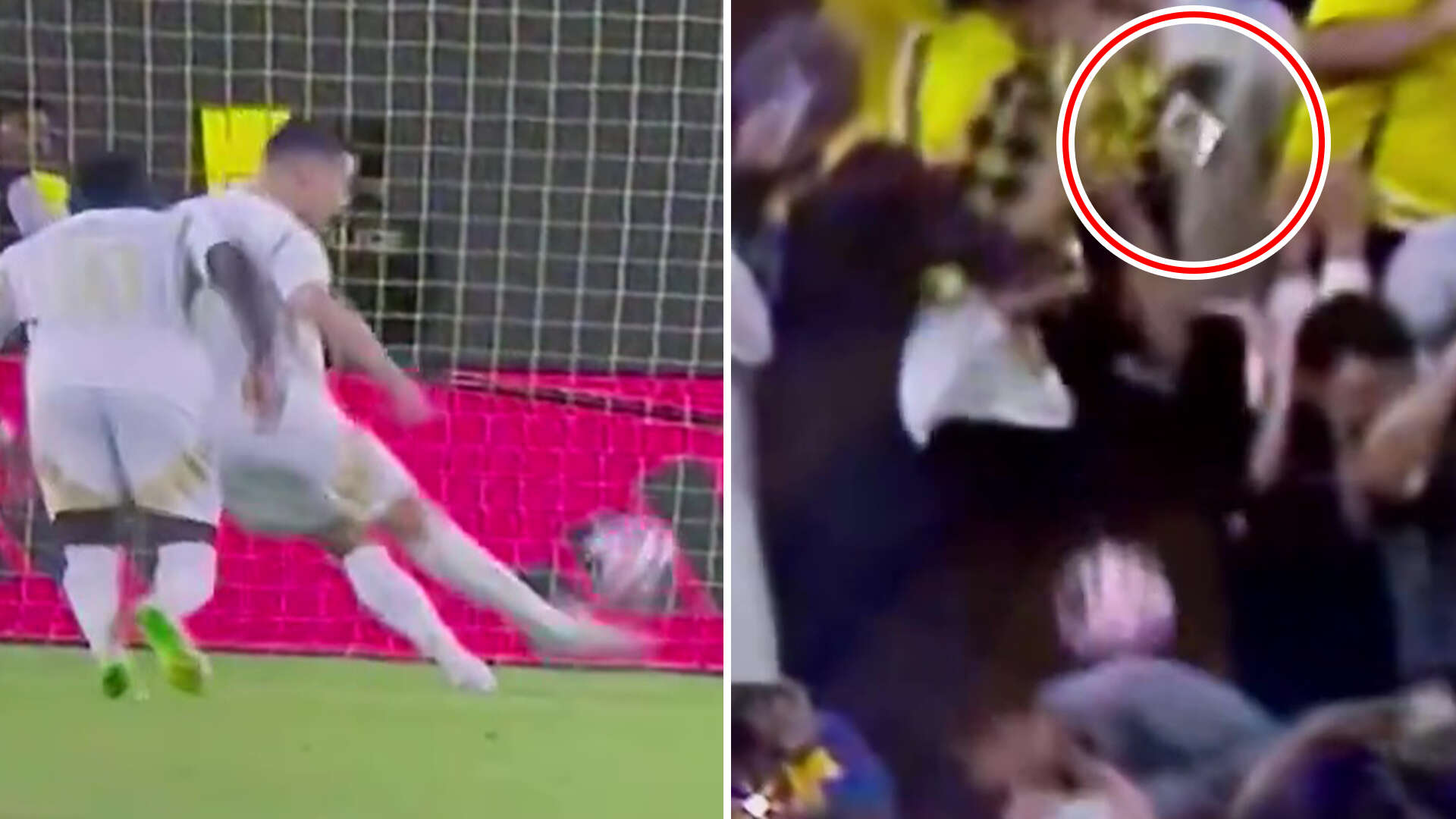 Cristiano Ronaldo breaks young fan's phone with wayward penalty