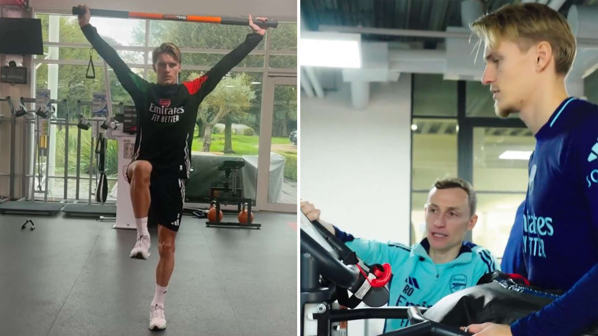 Watch Odegaard thrill Arsenal fans with workout video in huge injury boost