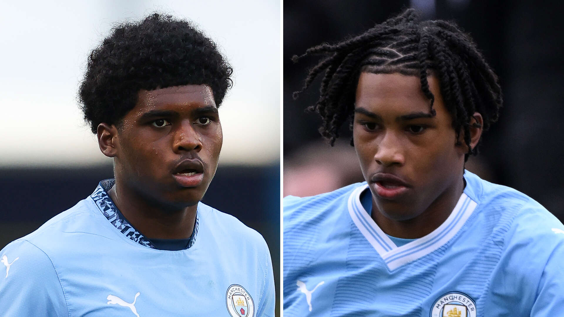 England legend's two sons both play for Man City as eldest scores screamer