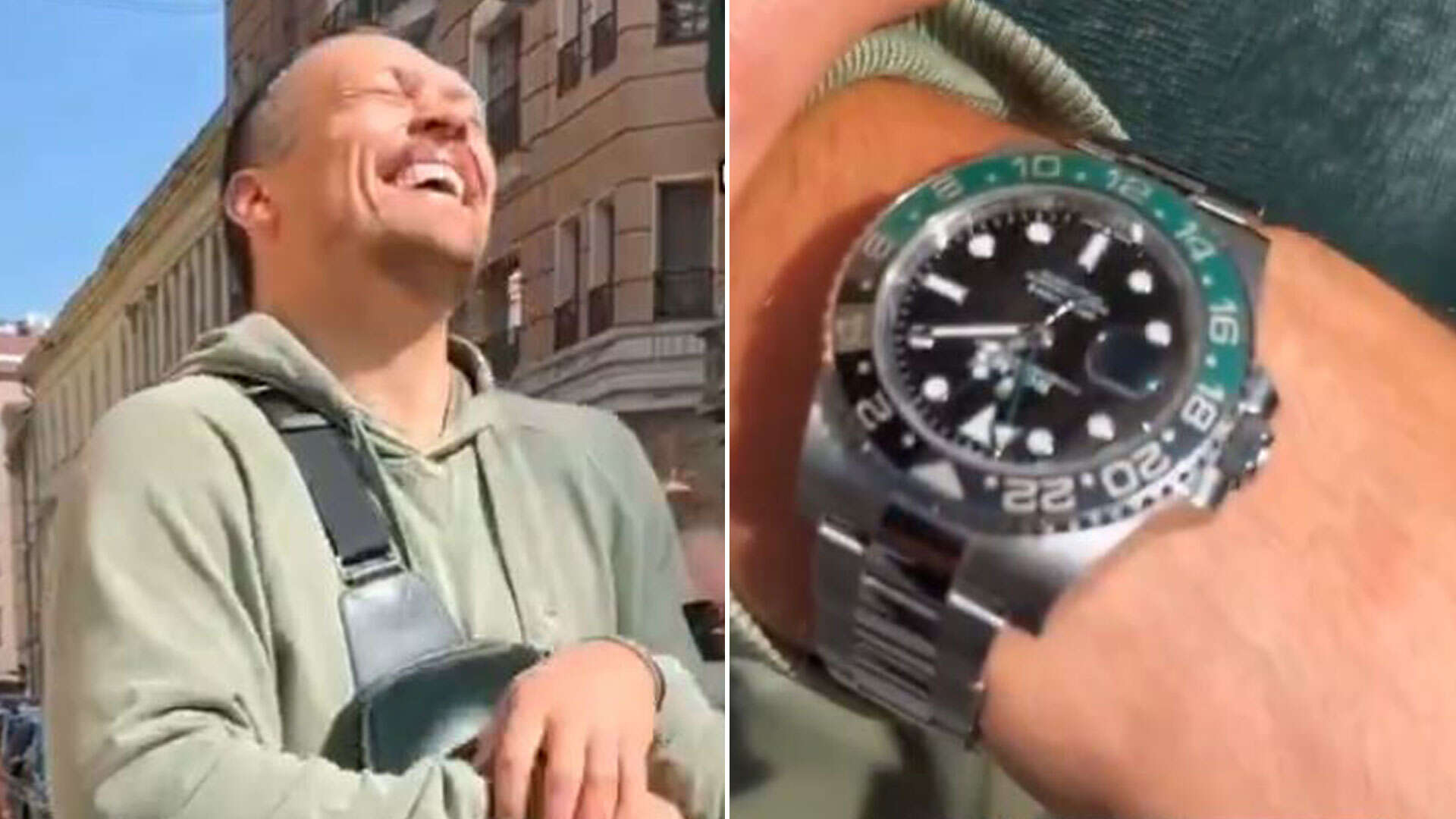 Oleksandr Usyk reveals his 'fake $100 Rolex' just days after beating Tyson Fury