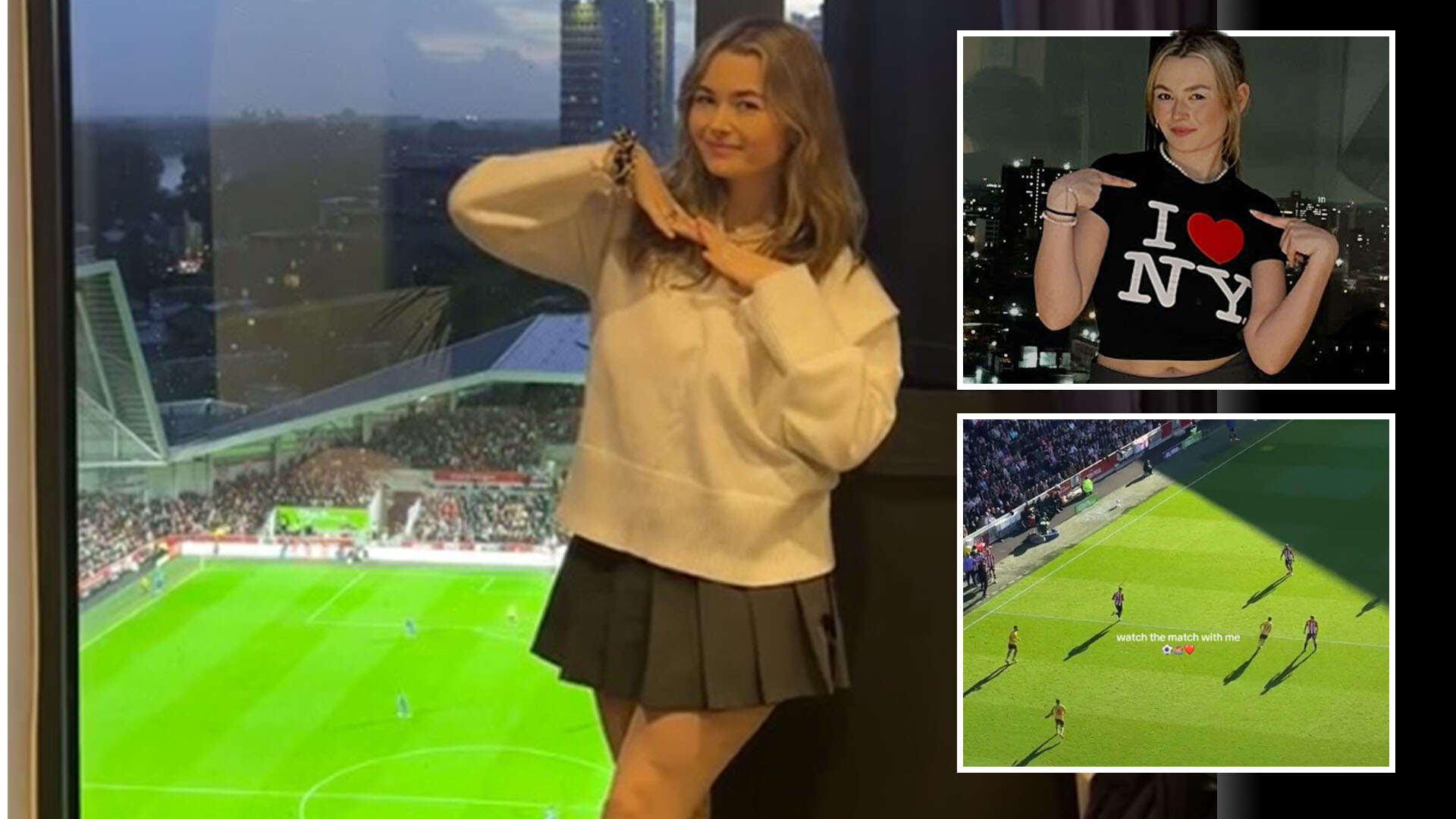 My flat overlooks a Premier League stadium - men try to date me for the view