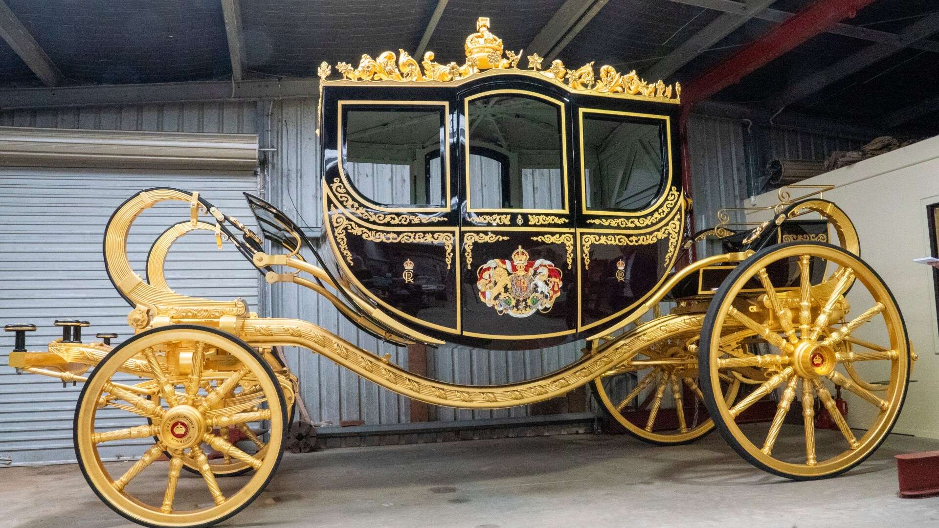 First look at King's new carriage, from WWI timepiece to portraits of monarchs