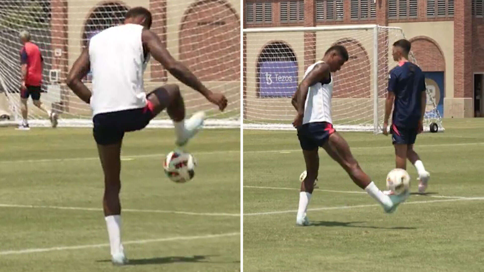 Man Utd fans convinced Rashford 'scoring 40 goals' after watching training clip