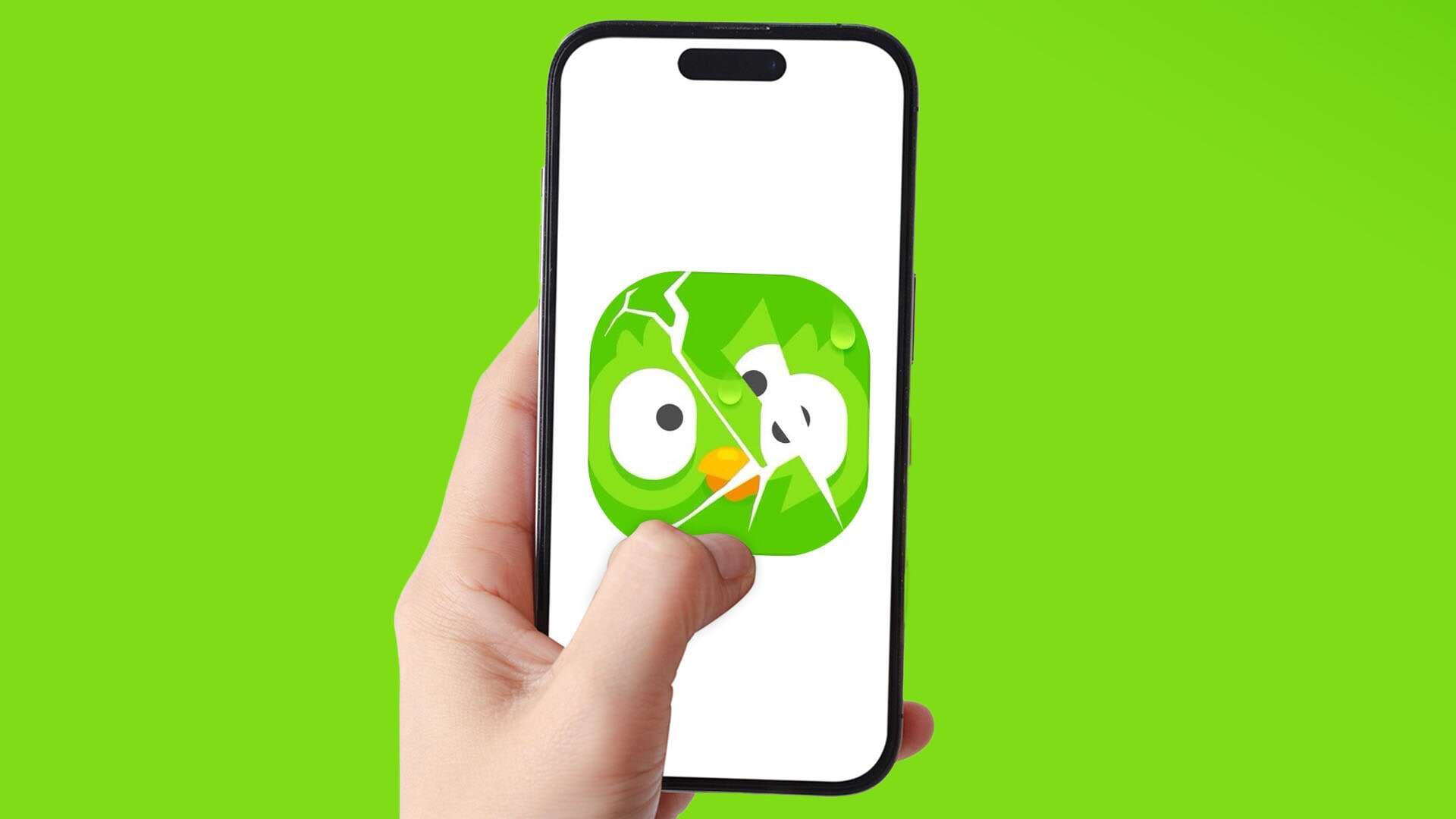 Duolingo users fear they've BROKEN the app as bird icon appears CRACKED