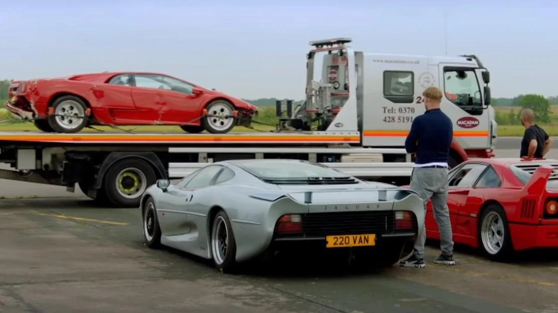 Lamborghini Diablo разбили во время съемок нового сезона Top Gear