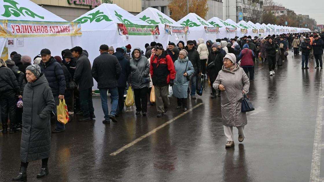 1207 тонн продукции представили сельхозтоваропроизводители области и города на осенней ярмарке в Петропавловске