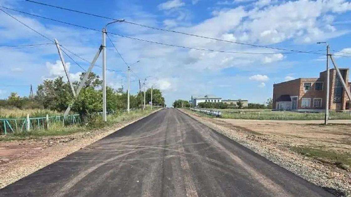 Сельские улицы обновляют в Жаксынском районе